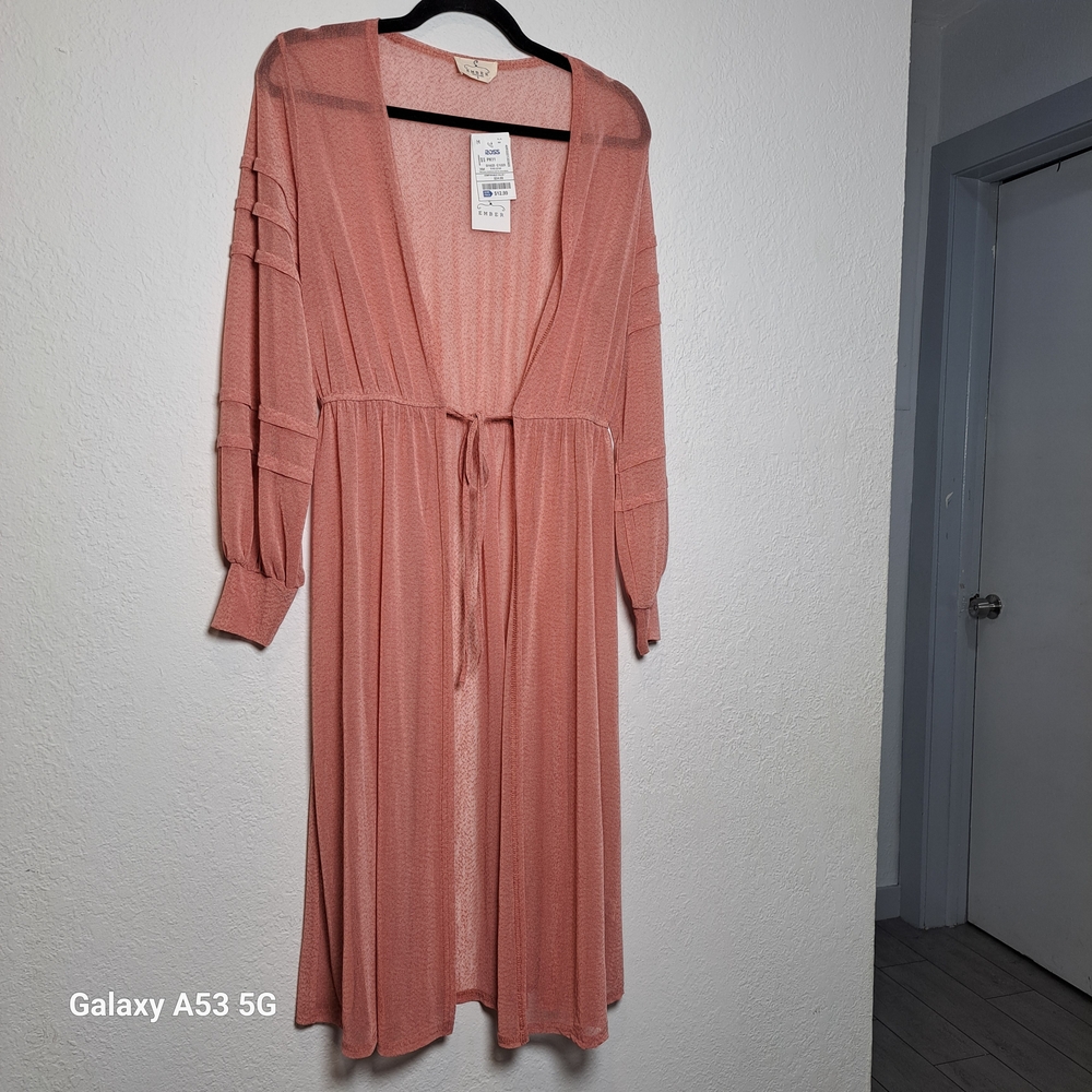 Ember Pink Knit Cardigan